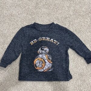 Star Wars BB-8 Navy Long Sleeve Tee